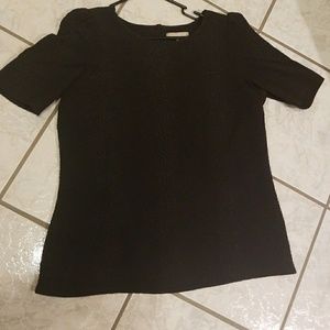 Banana republic black snake skin design blouse
